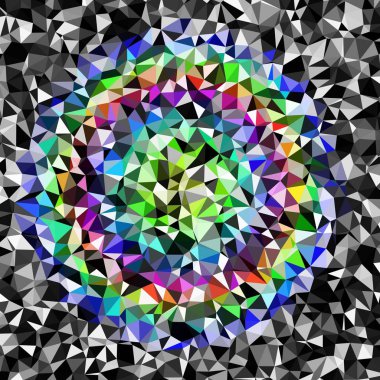 Arka plan çok renkli geometrik poligonal.