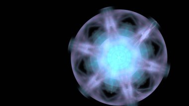 Fantezi kaotik renkli fraktal desen. Soyut Fraktal şekiller. 3D render resimde arka plan veya duvar kağıdı.