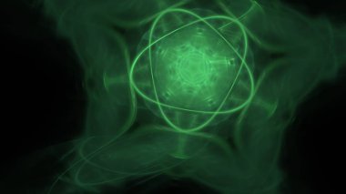 Fantezi kaotik renkli fraktal desen. Soyut Fraktal şekiller. 3D render resimde arka plan veya duvar kağıdı.