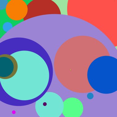 Daire geometrik güzel arka plan çok renkli desen.