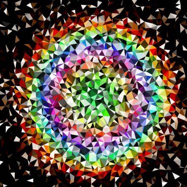 Arka plan çok renkli geometrik poligonal.