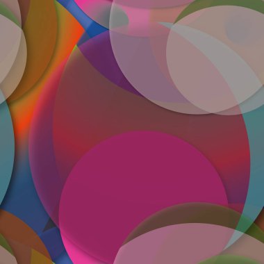 Çok renkli geometrik daire arka plan seamless modeli.