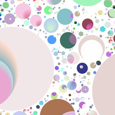 Çok renkli geometrik daire arka plan seamless modeli.