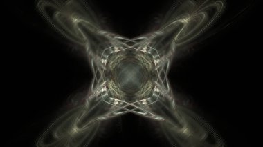 Fantezi kaotik renkli fraktal desen. Soyut Fraktal şekiller. 3D render resimde arka plan veya duvar kağıdı.