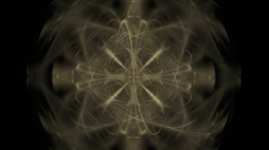 Fantezi kaotik renkli fraktal desen. Soyut Fraktal şekiller. 3D render resimde arka plan veya duvar kağıdı.