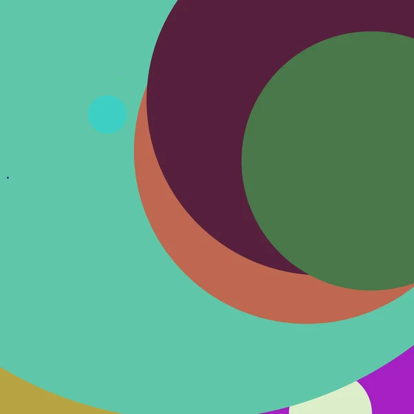 円の幾何学的なエレガントな抽象的な背景の多色の柄 — ストック写真