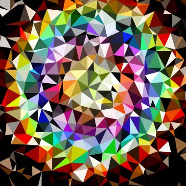 Arka plan çok renkli geometrik poligonal.