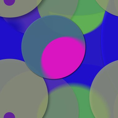 Çok renkli geometrik daire arka plan seamless modeli.