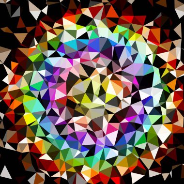 Arka plan çok renkli geometrik poligonal.