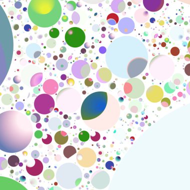 Çok renkli geometrik daire arka plan seamless modeli.