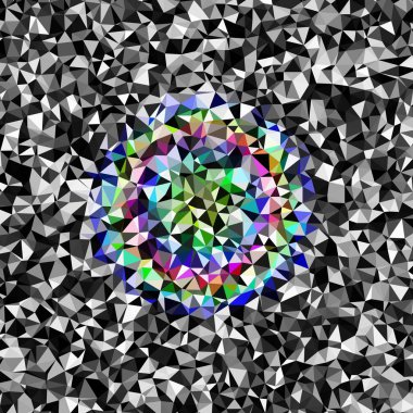 Arka plan çok renkli geometrik poligonal.