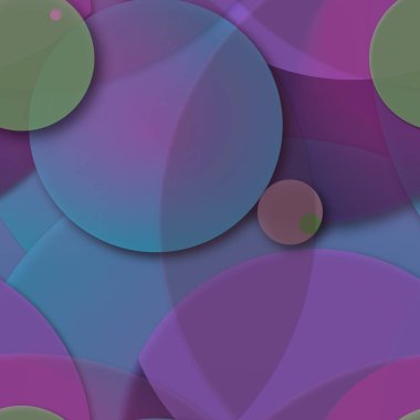 Çok renkli geometrik daire arka plan seamless modeli.