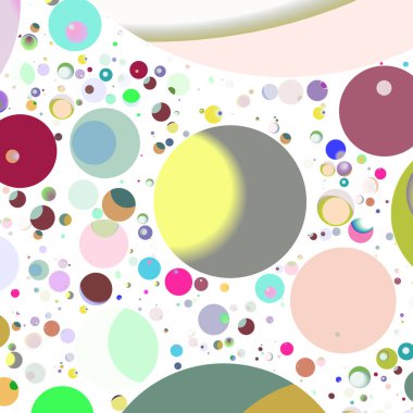 Çok renkli geometrik daire arka plan seamless modeli.