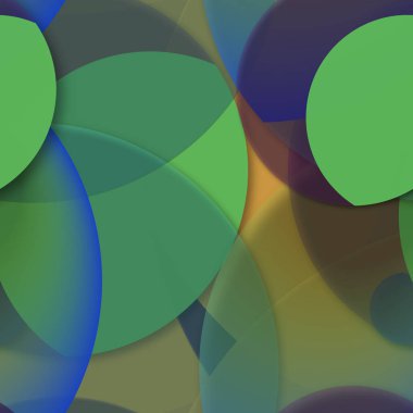 Çok renkli geometrik daire arka plan seamless modeli.