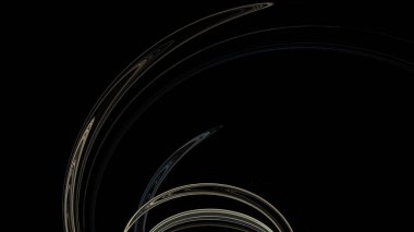 Fantezi kaotik renkli fraktal desen. Soyut Fraktal şekiller. 3D render resimde arka plan veya duvar kağıdı.