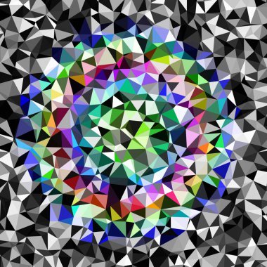 Arka plan çok renkli geometrik poligonal.