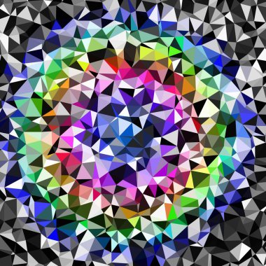 Arka plan çok renkli geometrik poligonal.