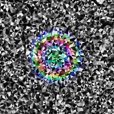 Arka plan çok renkli geometrik poligonal.