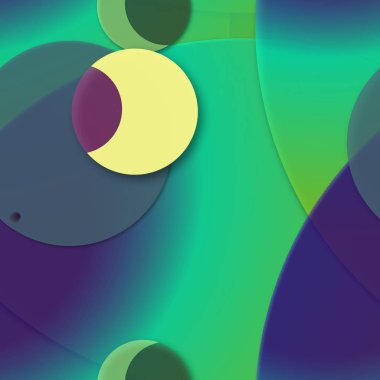 Çok renkli geometrik daire arka plan seamless modeli.
