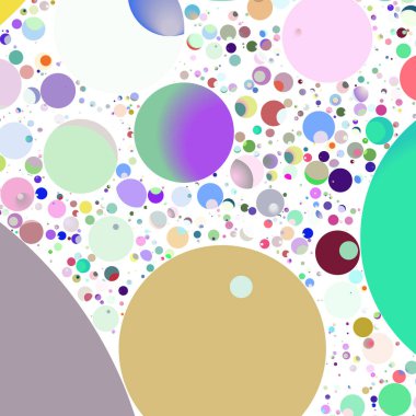 Çok renkli geometrik daire arka plan seamless modeli.