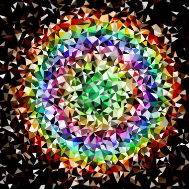 Arka plan çok renkli geometrik poligonal.