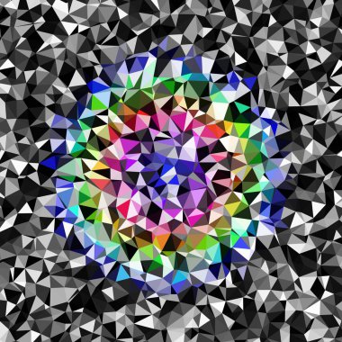 Arka plan çok renkli geometrik poligonal.