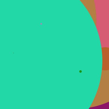 Daire geometrik şaşırtıcı arka plan çok renkli desen.