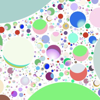 Çok renkli geometrik daire arka plan seamless modeli.