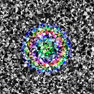 Arka plan çok renkli geometrik poligonal.