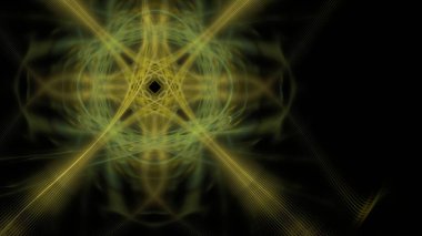 Fantezi kaotik renkli fraktal desen. Soyut Fraktal şekiller. 3D render resimde arka plan veya duvar kağıdı.