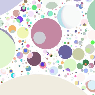 Çok renkli geometrik daire arka plan seamless modeli.