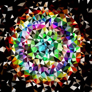 Arka plan çok renkli geometrik poligonal.