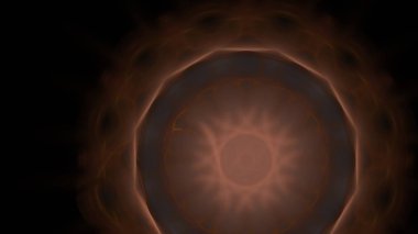 Fantezi kaotik renkli fraktal desen. Soyut Fraktal şekiller. 3D render resimde arka plan veya duvar kağıdı.