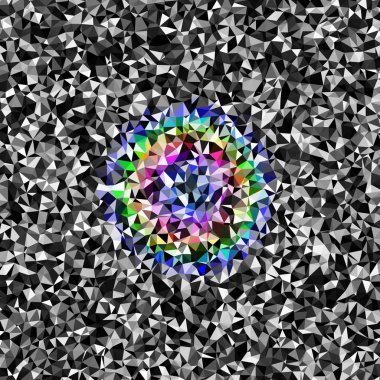 Arka plan çok renkli geometrik poligonal.