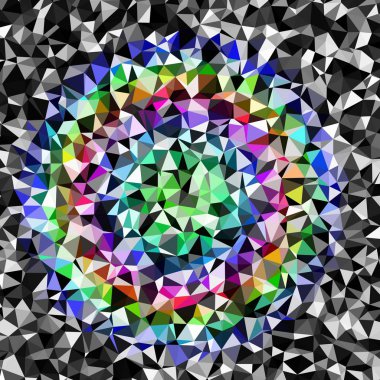 Arka plan çok renkli geometrik poligonal.