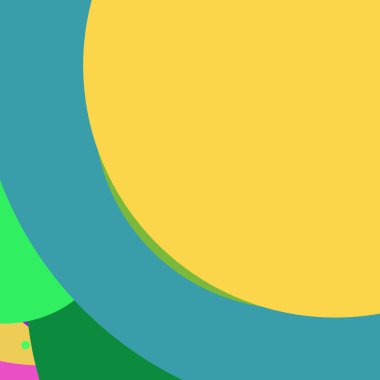 Daire geometrik yeni arka plan çok renkli desen.