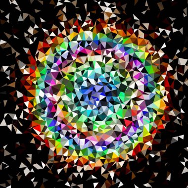 Arka plan çok renkli geometrik poligonal.