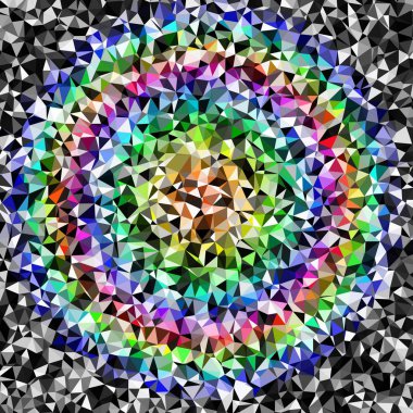 Arka plan çok renkli geometrik poligonal.