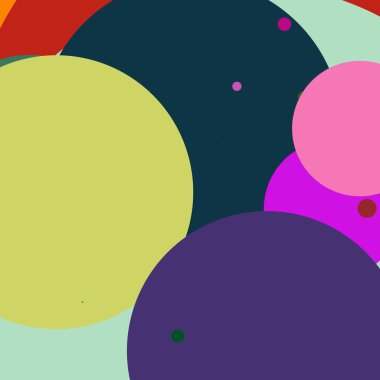 Daire geometrik büyük arka plan çok renkli desen.