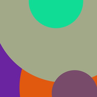 Daire geometrik yeni arka plan çok renkli desen.