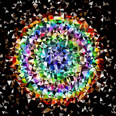 Arka plan çok renkli geometrik poligonal.
