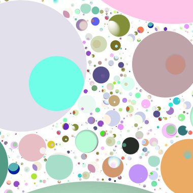 Çok renkli geometrik daire arka plan seamless modeli.