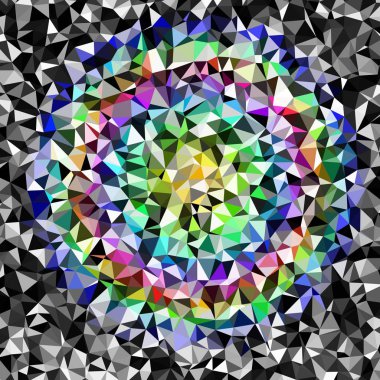 Arka plan çok renkli geometrik poligonal.