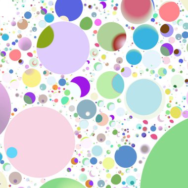 Çok renkli geometrik daire arka plan seamless modeli.