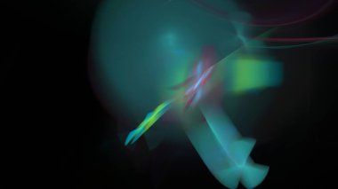 Fantezi kaotik renkli fraktal desen. Soyut Fraktal şekiller. 3D render resimde arka plan veya duvar kağıdı.