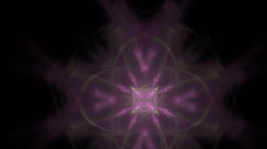 Fantezi kaotik renkli fraktal desen. Soyut Fraktal şekiller. 3D render resimde arka plan veya duvar kağıdı.