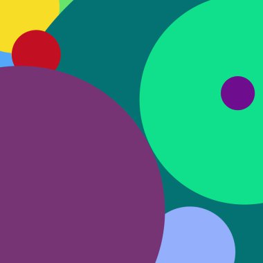 Daire geometrik güzel arka plan çok renkli desen.