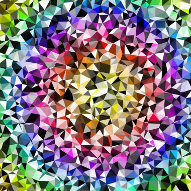 Arka plan çok renkli geometrik poligonal.
