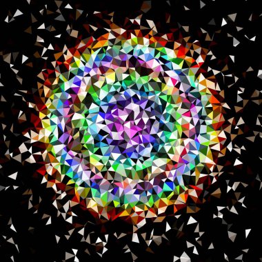Arka plan çok renkli geometrik poligonal.