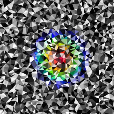 Arka plan çok renkli geometrik poligonal.